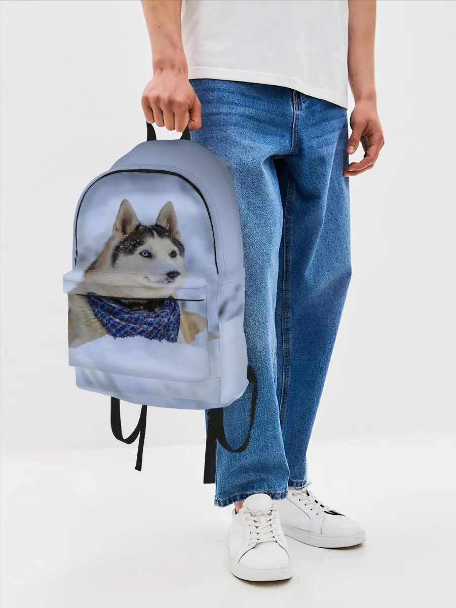 Рюкзак джинсовый / Хаски