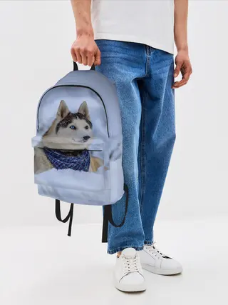 Рюкзак джинсовый / Хаски