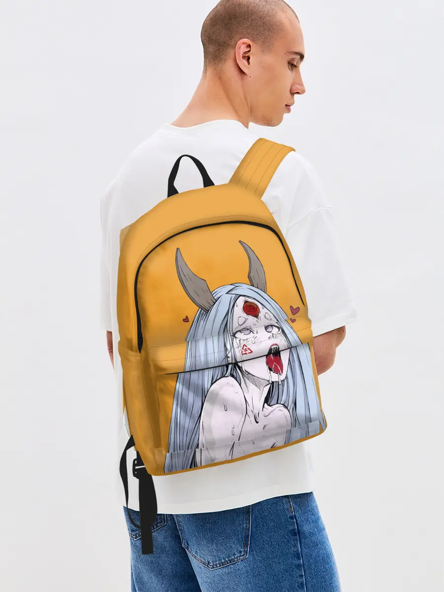 Рюкзак джинсовый / Ahegao Kaguya