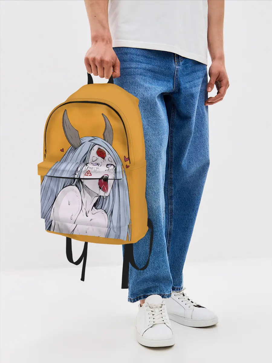 Рюкзак джинсовый / Ahegao Kaguya