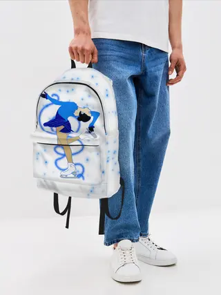 Рюкзак джинсовый / Фигурное катание