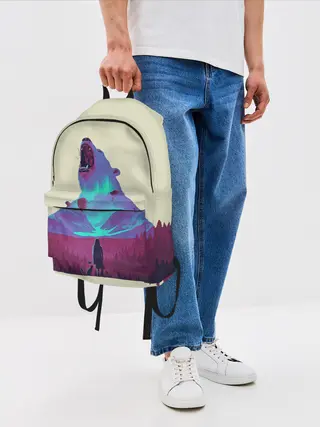 Рюкзак джинсовый / Armored bear