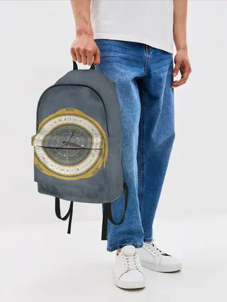 Рюкзак джинсовый / His Dark Materials