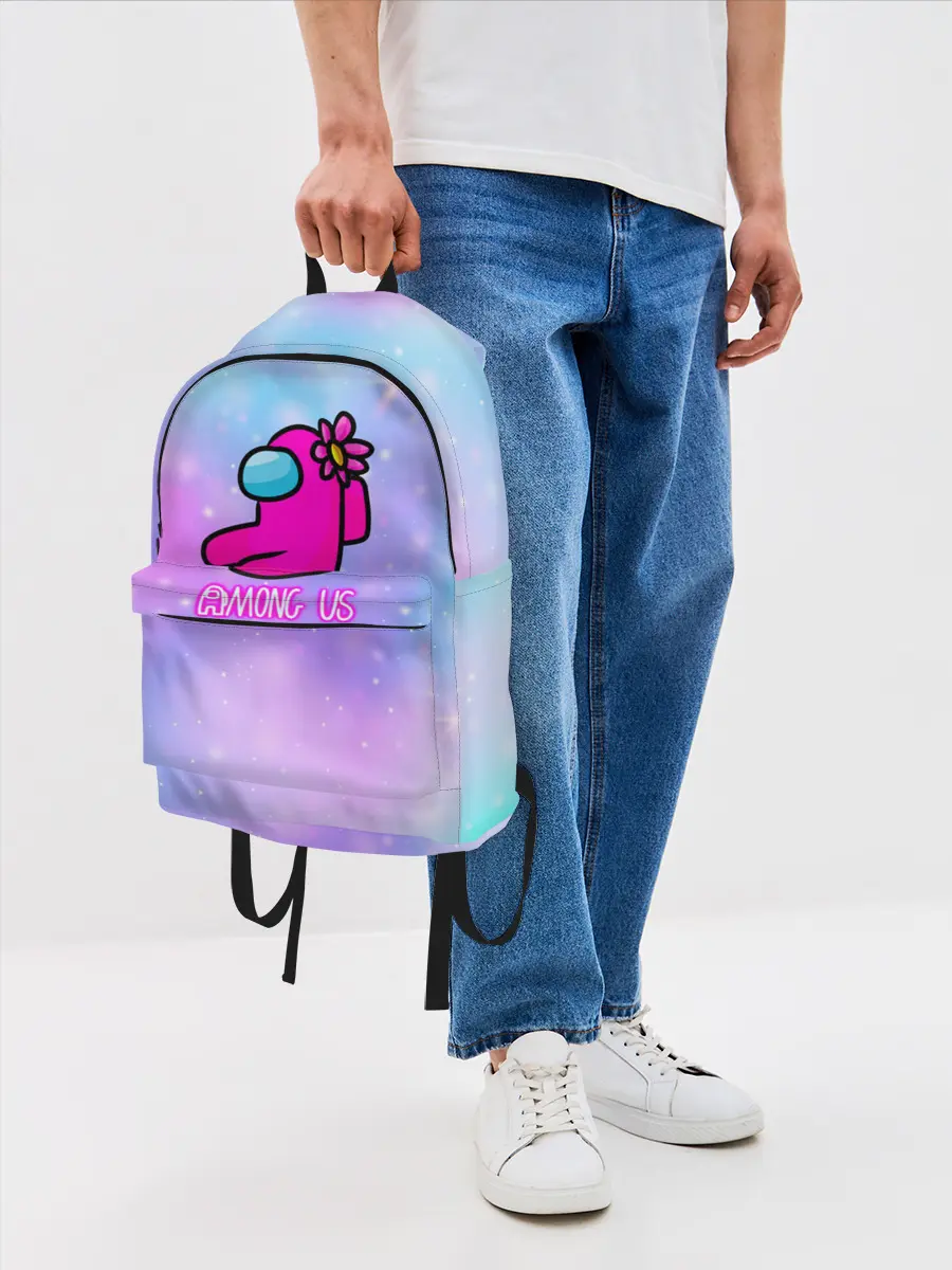 Рюкзак джинсовый / Among Us