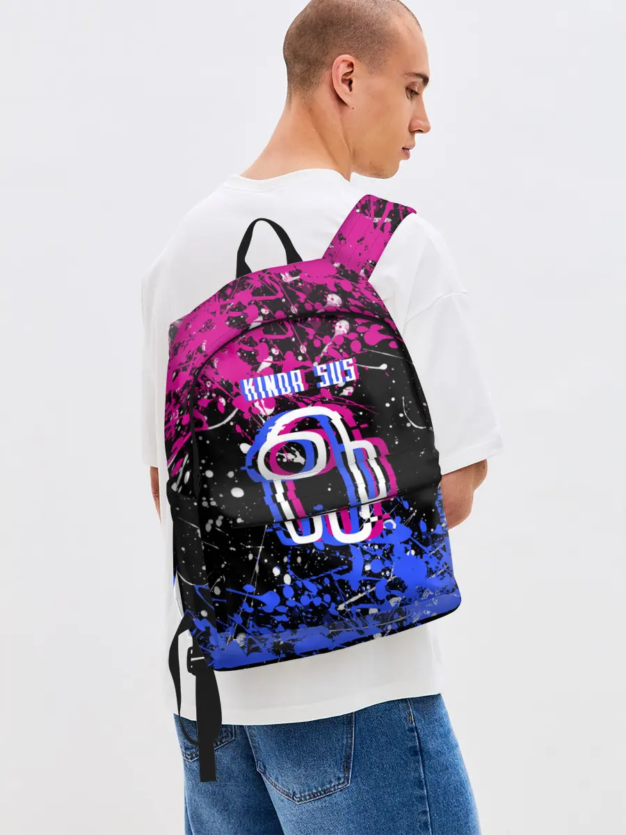 Рюкзак джинсовый / AMONG US.