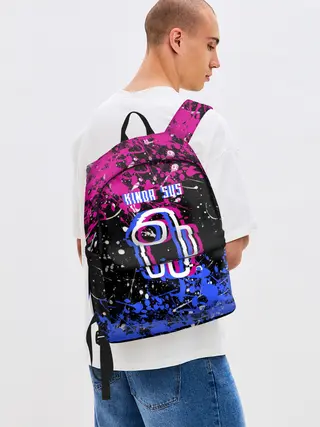 Рюкзак джинсовый / AMONG US.