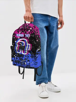 Рюкзак джинсовый / AMONG US.