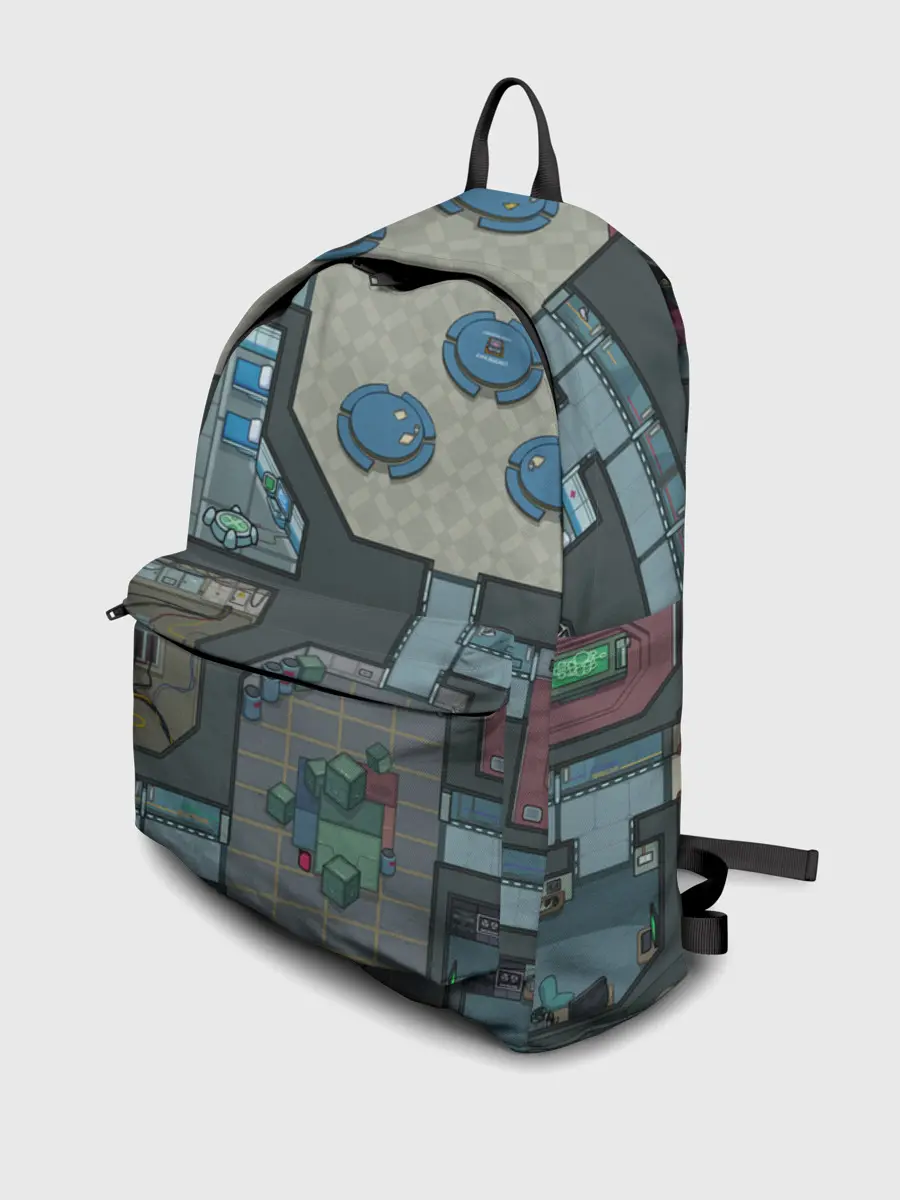 Рюкзак джинсовый / AMONG US - КАРТА