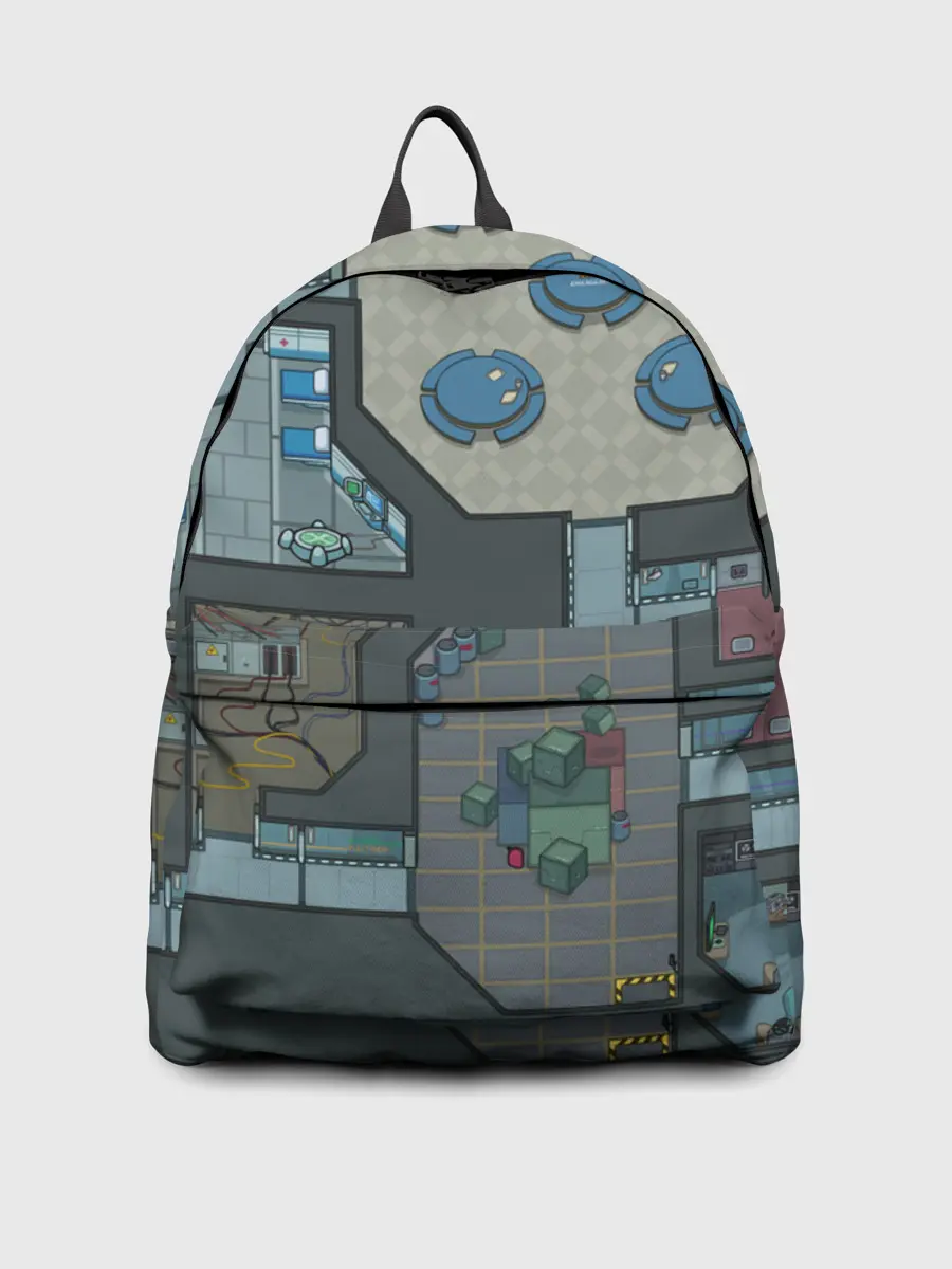 Рюкзак джинсовый / AMONG US - КАРТА