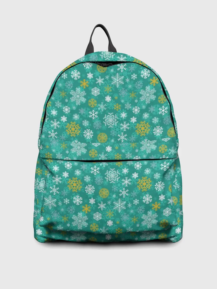 Рюкзак джинсовый / Снежинки