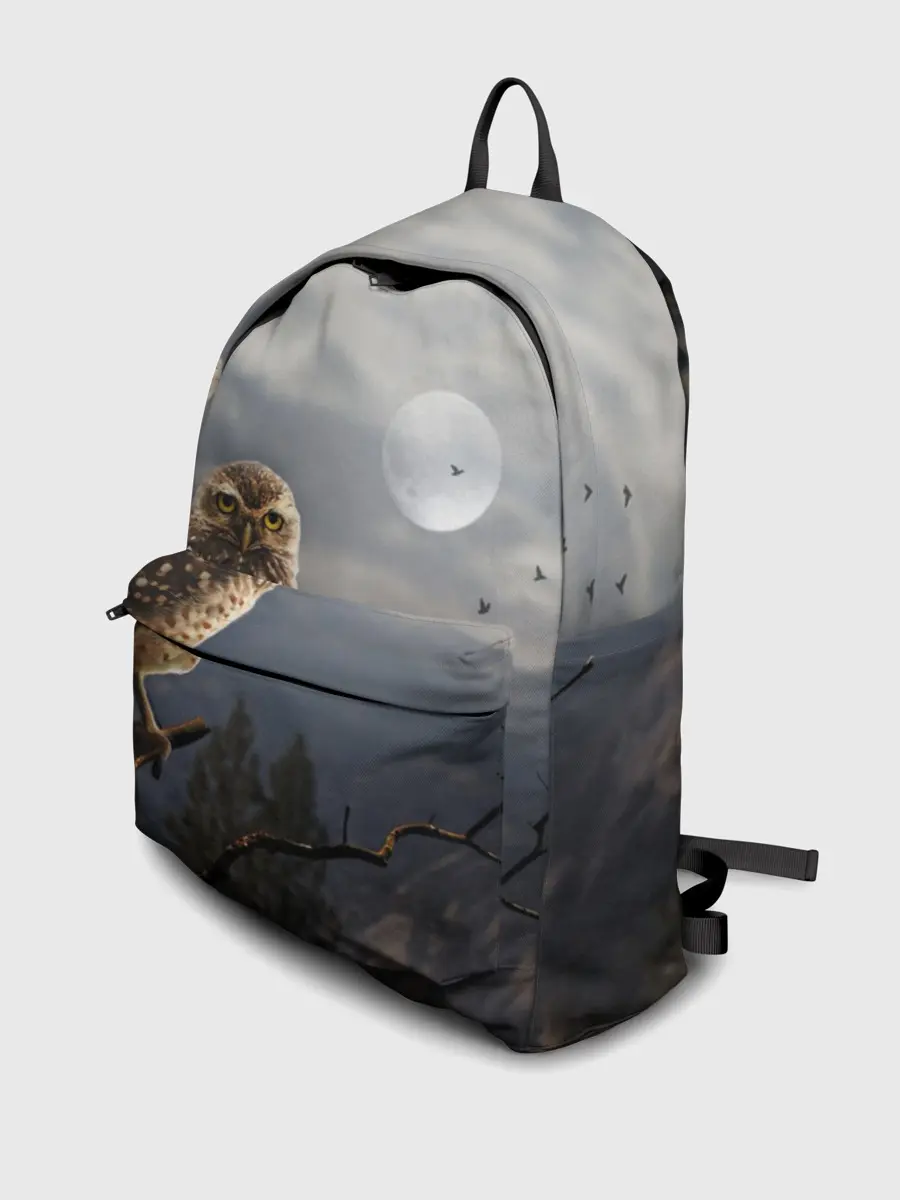 Рюкзак джинсовый / Сова