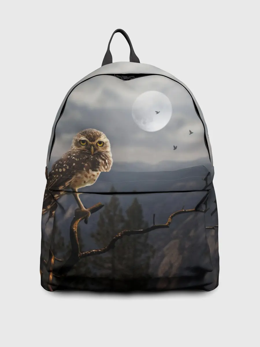 Рюкзак джинсовый / Сова