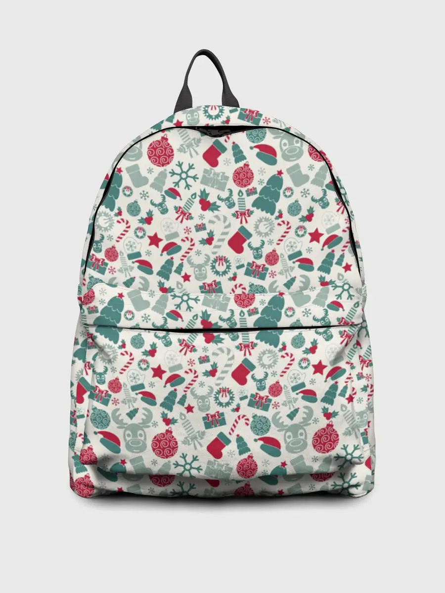 Рюкзак джинсовый / Новогодняя Символика