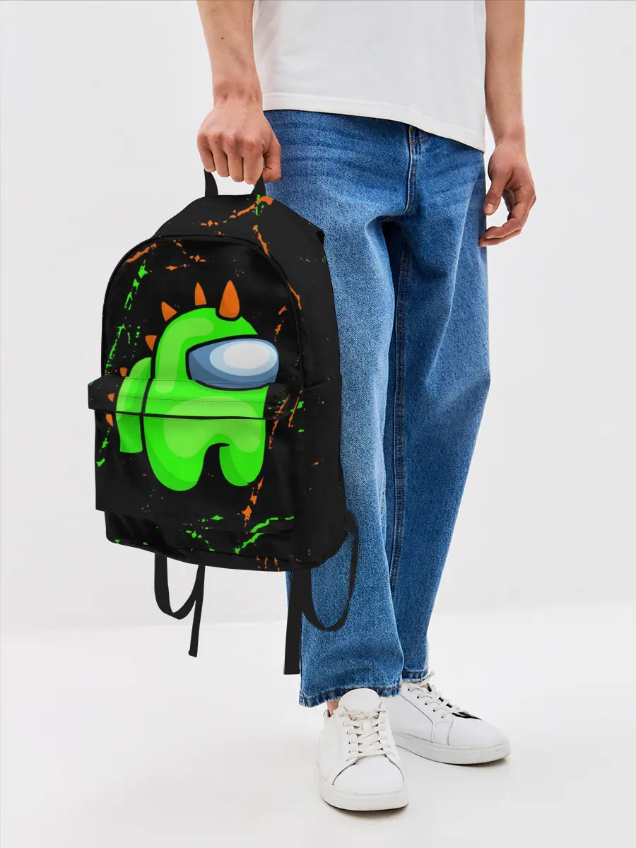 Рюкзак джинсовый / AMONG US - FORTNITE REX