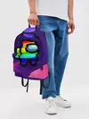 Рюкзак джинсовый / AMONG US - RAINBOW SPACE