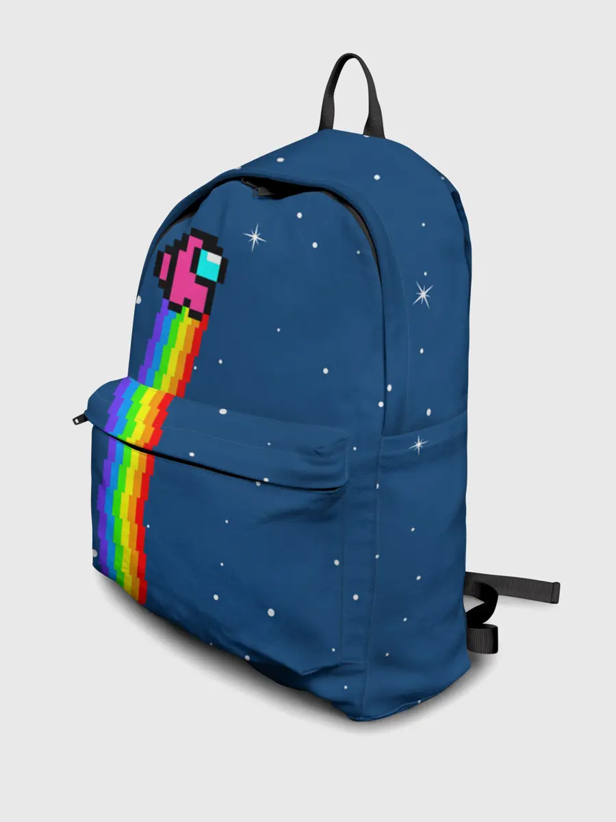 Рюкзак джинсовый / AMONG US - NYAN CREWMATE