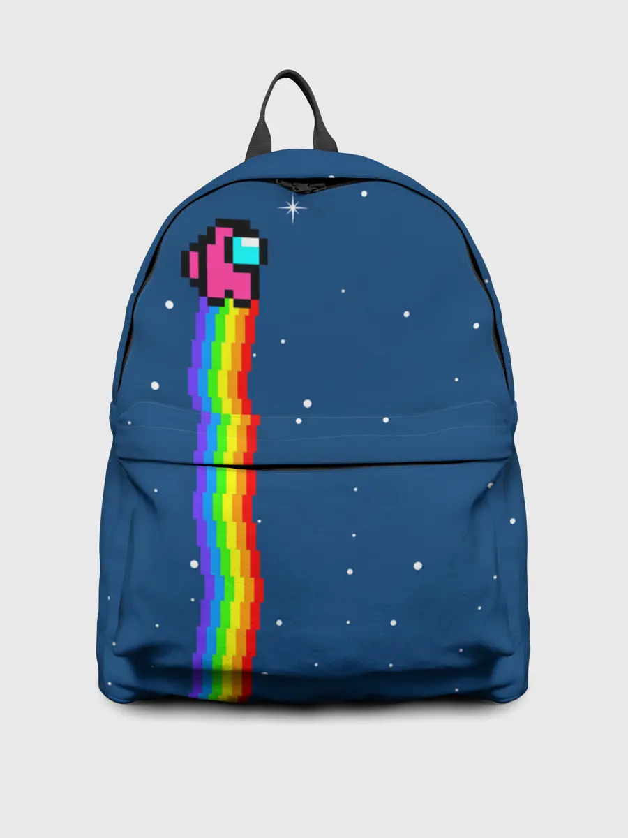 Рюкзак джинсовый / AMONG US - NYAN CREWMATE