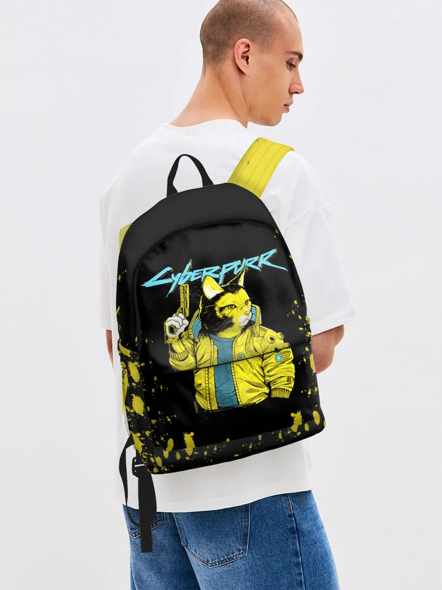 Рюкзак джинсовый / CyberPunk 2077