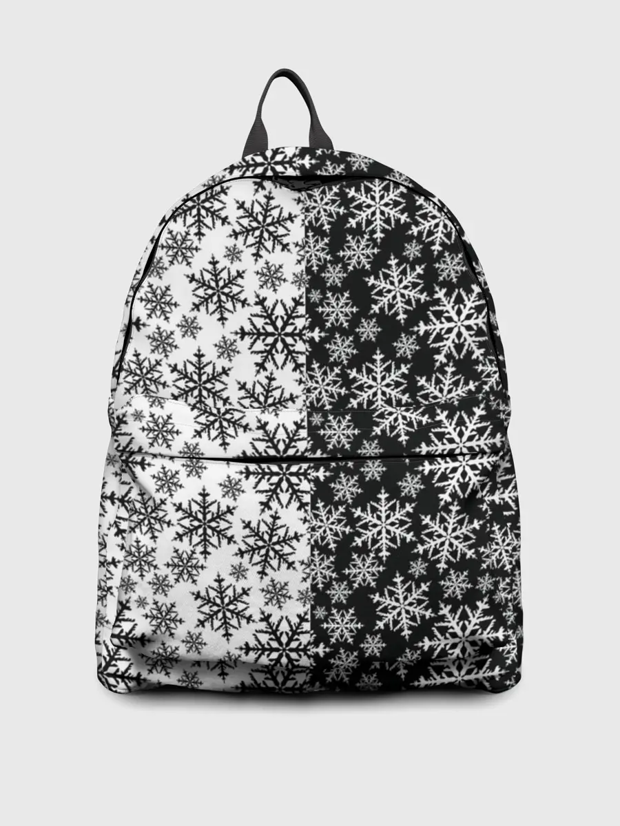 Рюкзак джинсовый / Снежинки