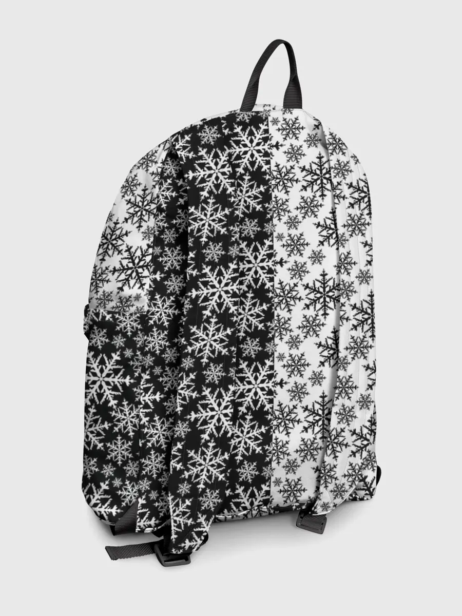 Рюкзак джинсовый / Снежинки