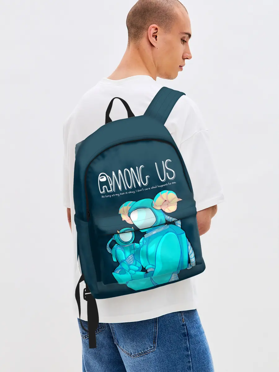 Рюкзак джинсовый / Among Us