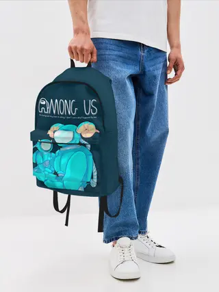 Рюкзак джинсовый / Among Us