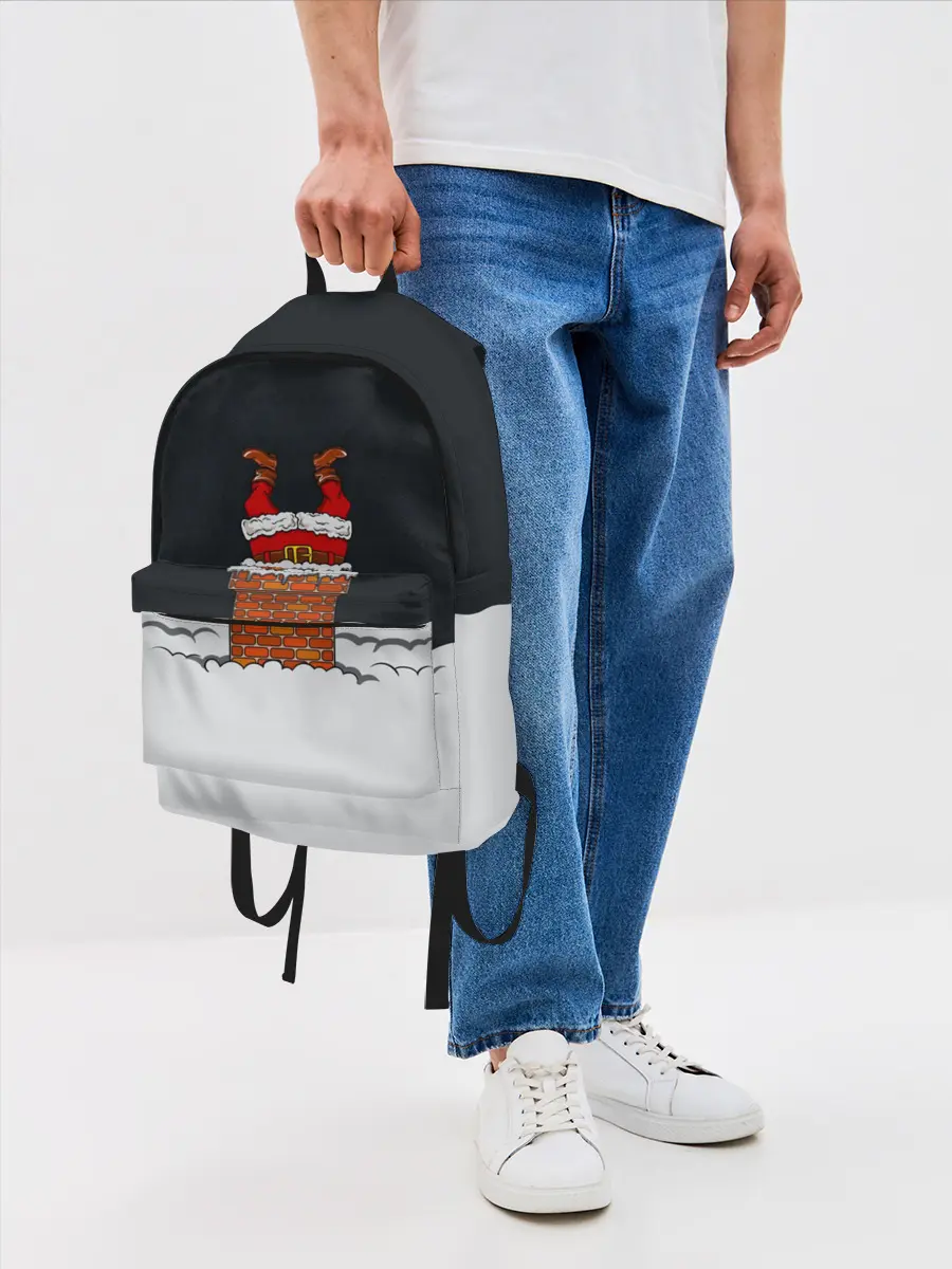 Рюкзак джинсовый / С Новым Годом!