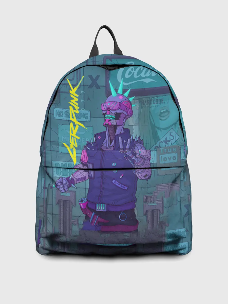 Рюкзак джинсовый / Cyberpunk 2077