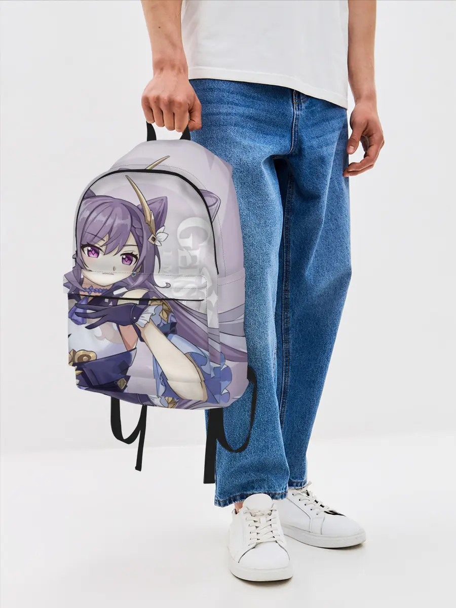 Рюкзак джинсовый / GENSHIN IMPACT, КЭ ЦИН