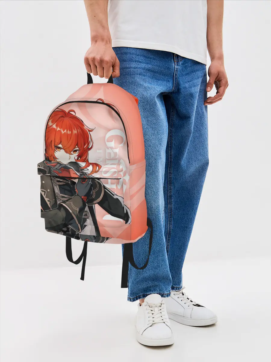 Рюкзак джинсовый / GENSHIN IMPACT, ДИЛЮК