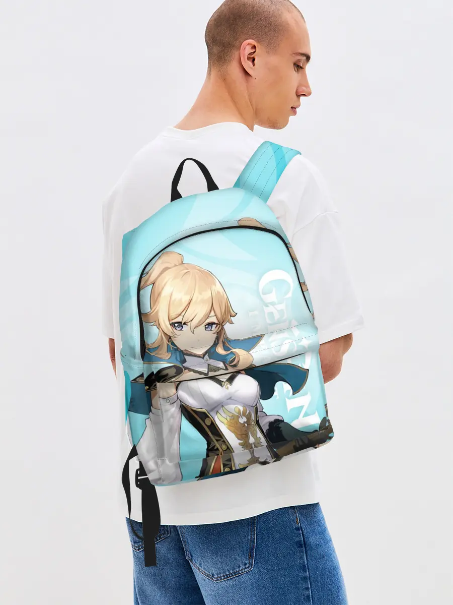 Рюкзак джинсовый / GENSHIN IMPACT, ДЖИНН