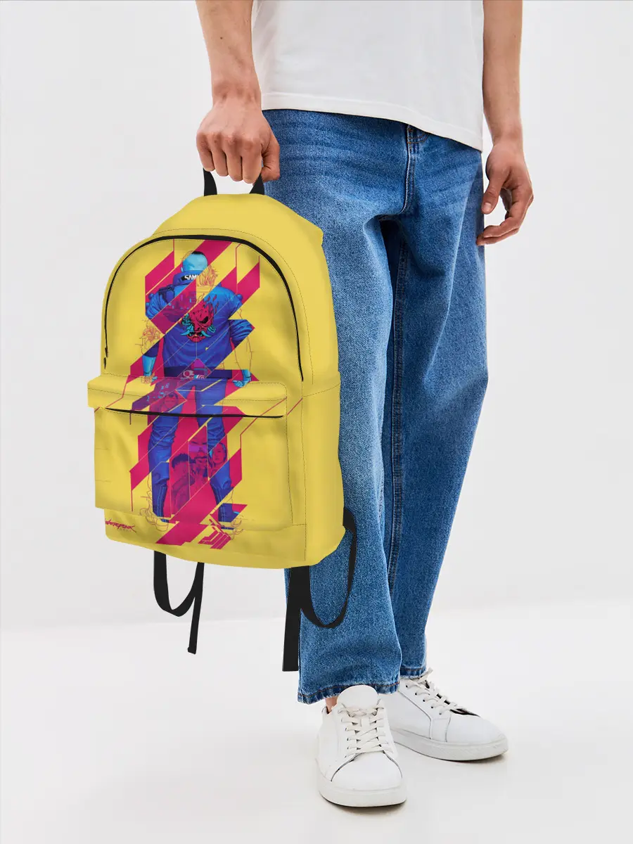 Рюкзак джинсовый / Cyberpunk 2077