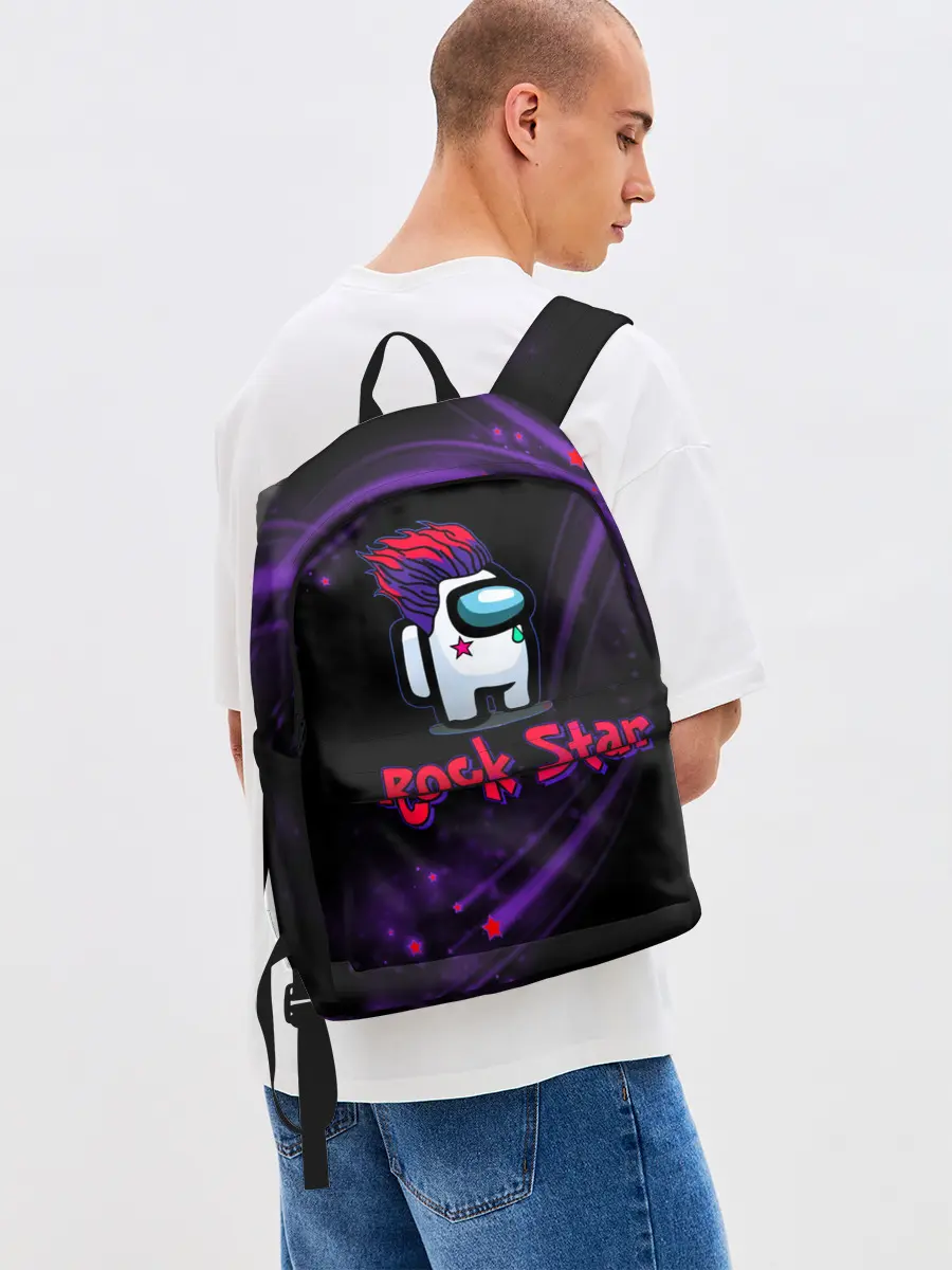 Рюкзак джинсовый / Among Us Rock Star