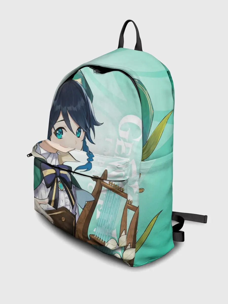 Рюкзак джинсовый / GENSHIN IMPACT, ВЕНТИ