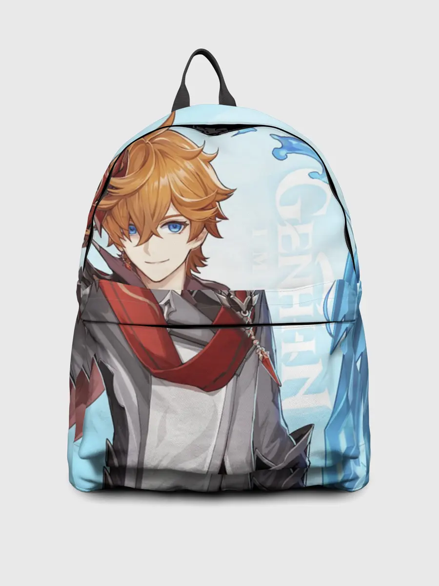 Рюкзак джинсовый / GENSHIN IMPACT, ТАРТАЛЬЯ