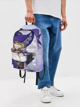 Рюкзак джинсовый / GENSHIN IMPACT, ЛИЗА