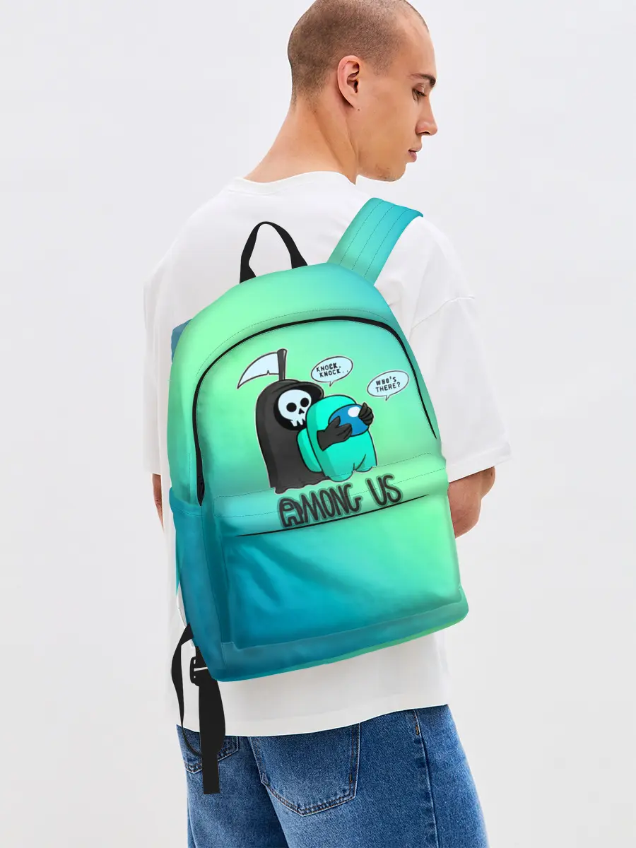 Рюкзак джинсовый / Among Us