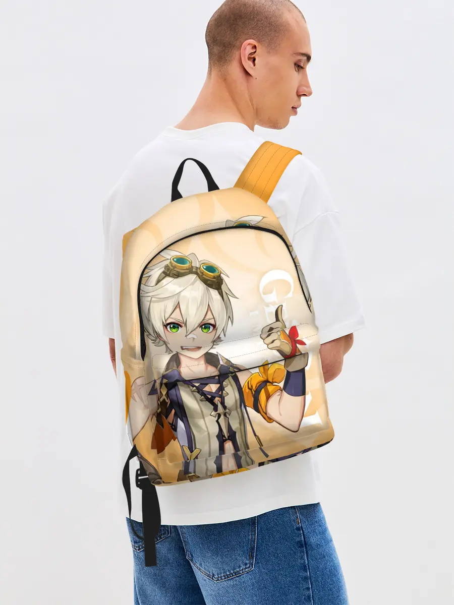 Рюкзак джинсовый / GENSHIN IMPACT, БЕННЕТ