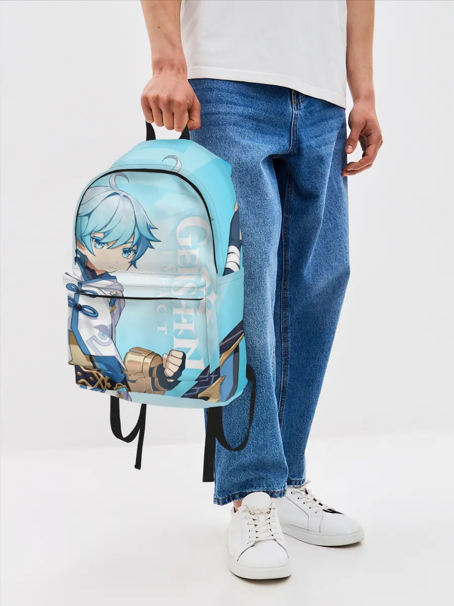 Рюкзак джинсовый / GENSHIN IMPACT, ЧЖУН ЮНЬ