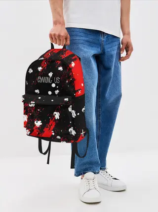 Рюкзак джинсовый / Among Us