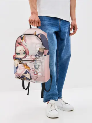 Рюкзак джинсовый / GENSHIN IMPACT, ДИОНА