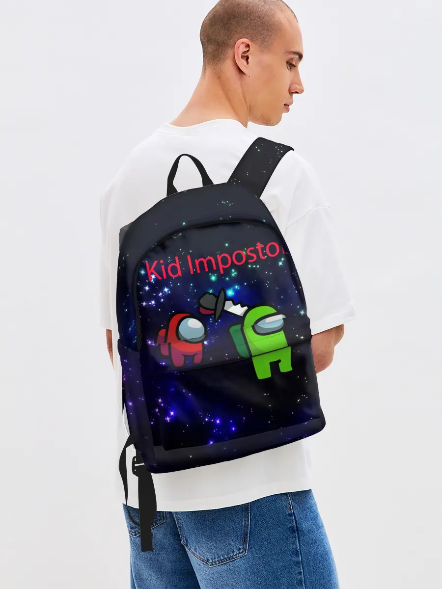 Рюкзак джинсовый / Among us Impostor