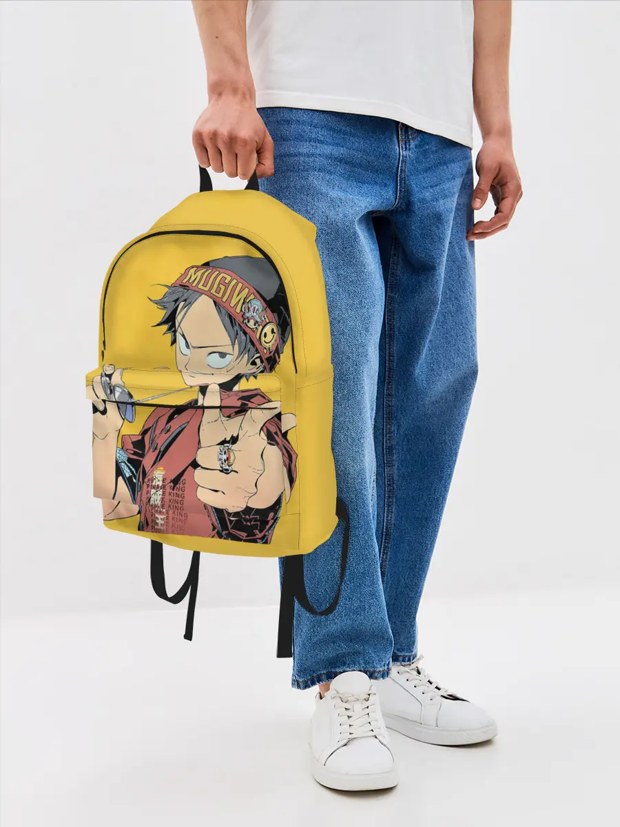 Рюкзак джинсовый / One Piece Luffy Луффи