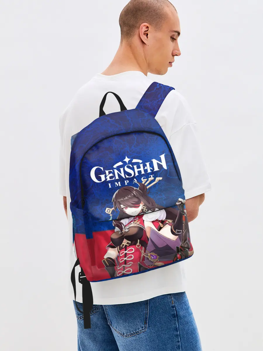 Рюкзак джинсовый / Genshin Impact