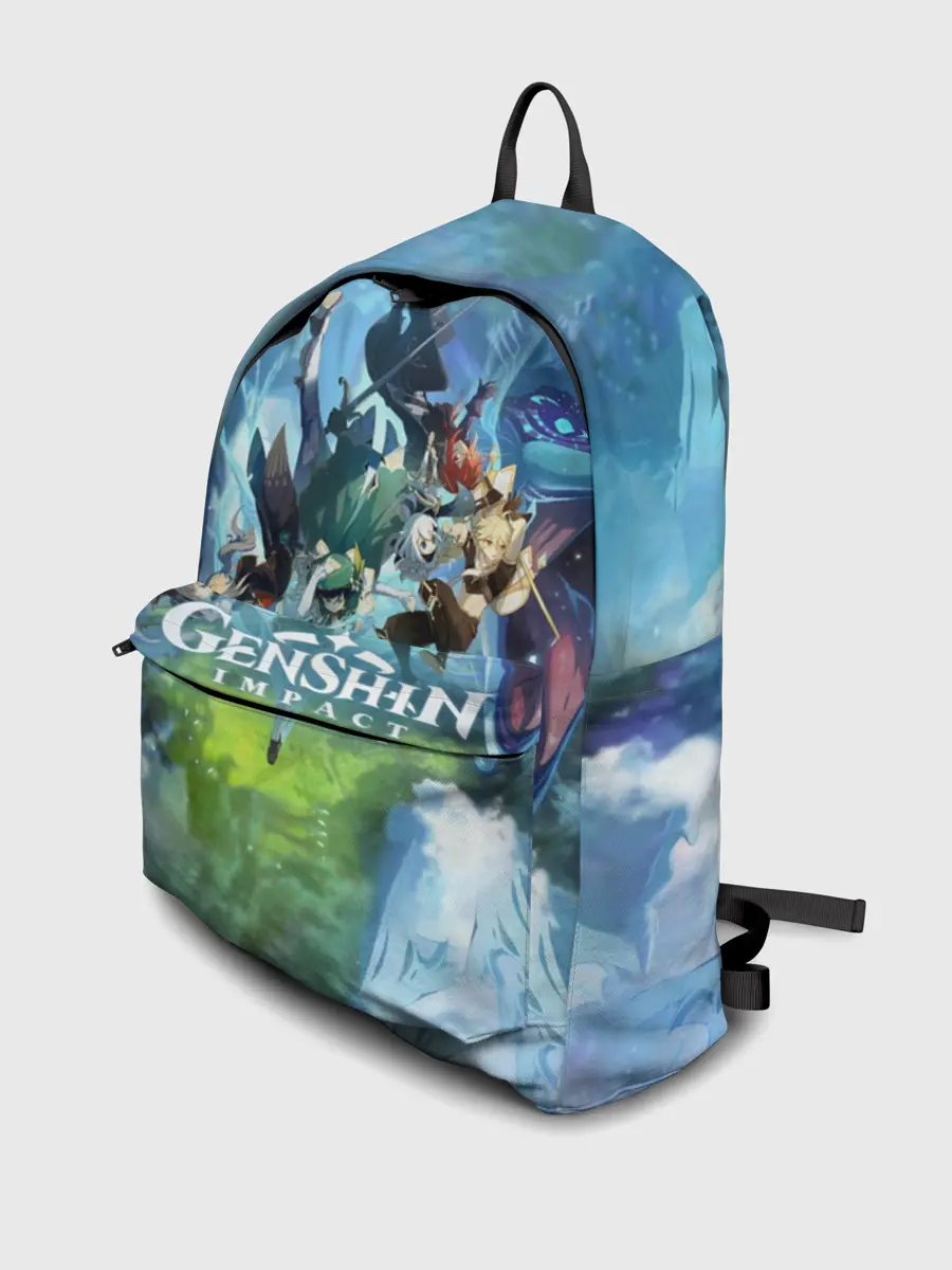 Рюкзак джинсовый / Genshin Impact