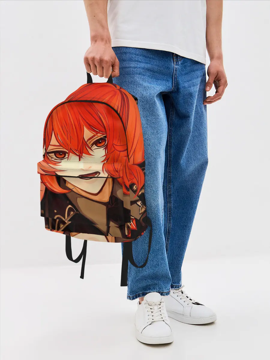 Рюкзак джинсовый / GENSHIN IMPACT DILUC