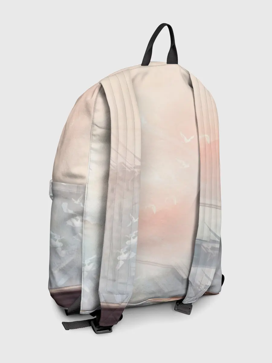 Рюкзак джинсовый / GENSHIN IMPACT Zhongli