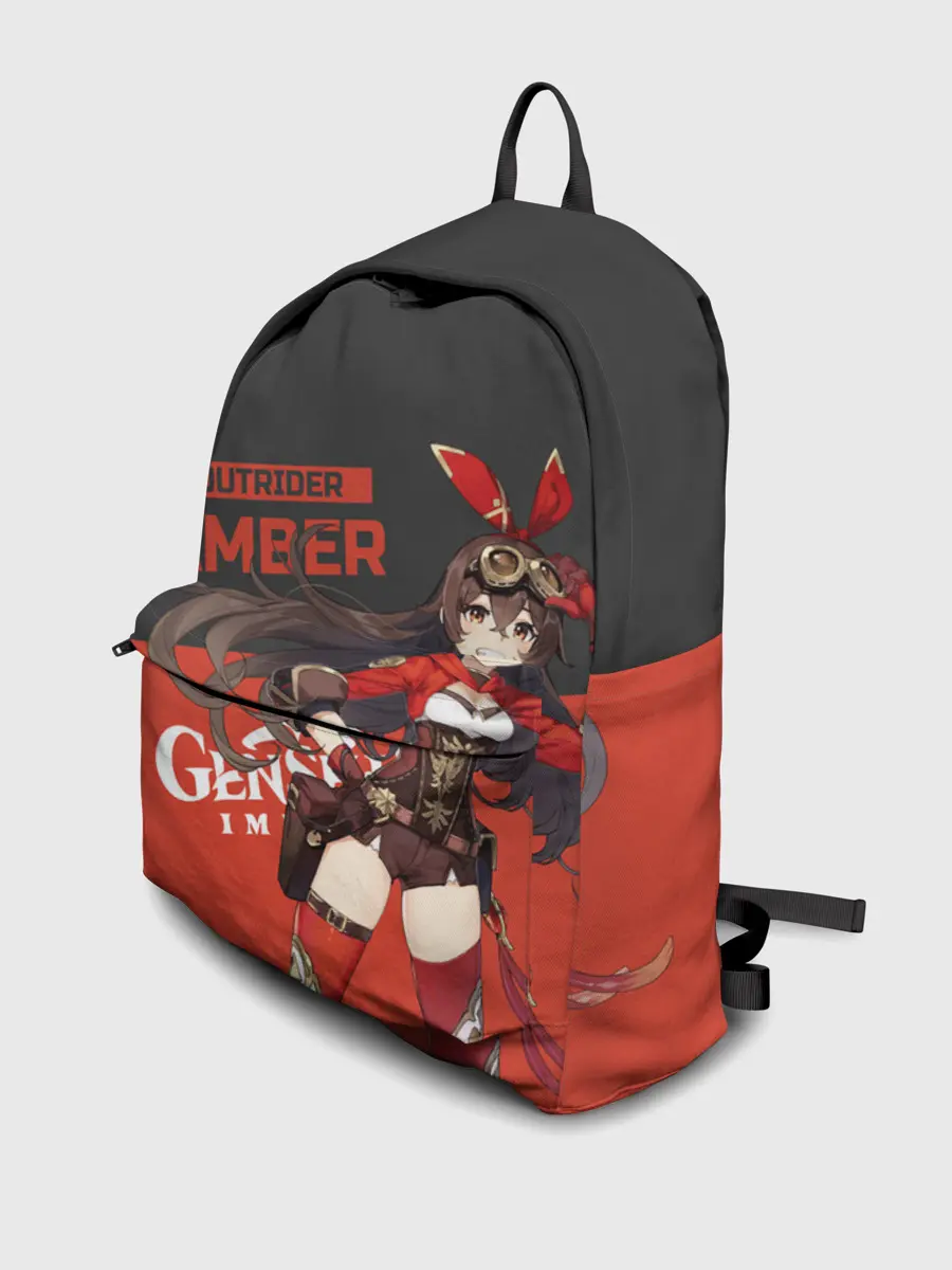 Рюкзак джинсовый / Genshin Impact Amber