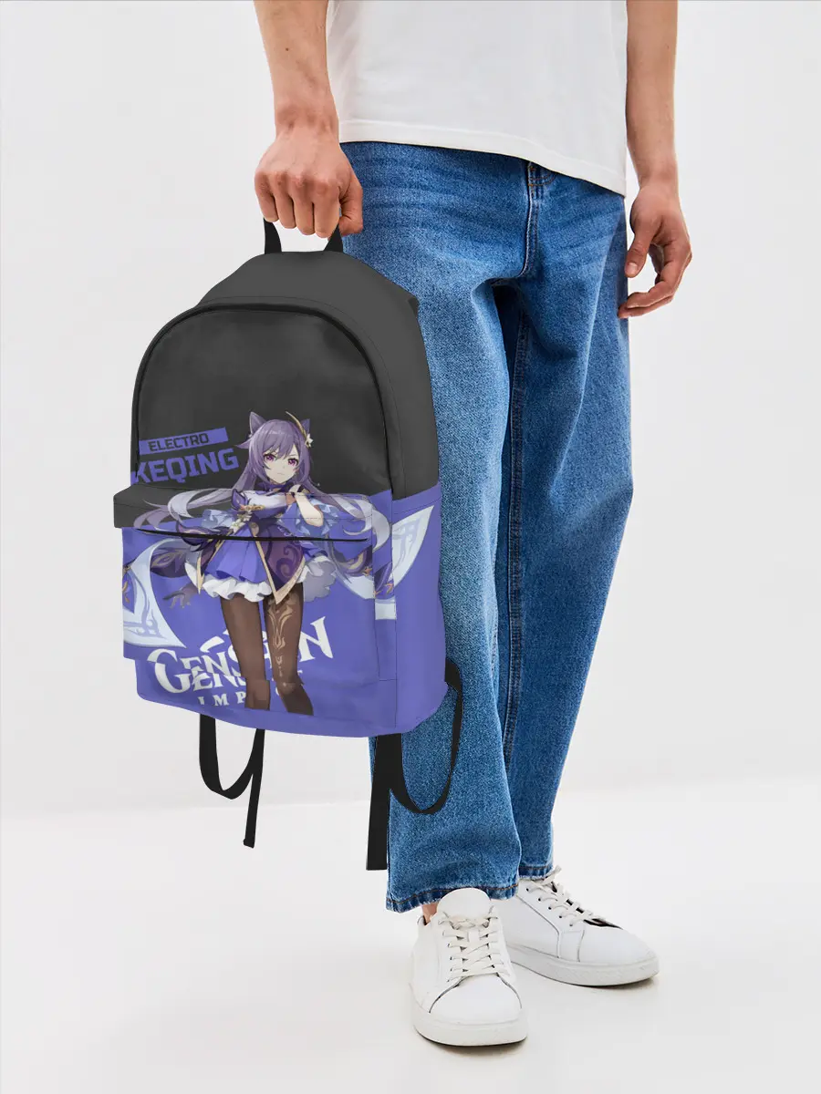 Рюкзак джинсовый / Genshin Impact Keqing