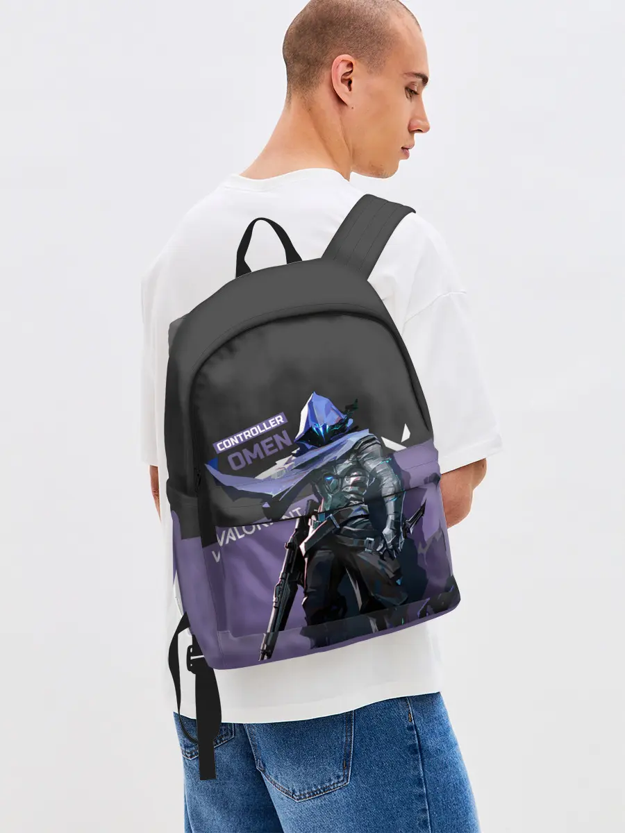 Рюкзак джинсовый / Valorant - Omen